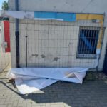 11Alexander Bruns beklagt die Zerstörung von Wahlplakaten im Vorfeld der Wahl zum Samtgemeindebürgermeister der Samtgemeinde Nienstädt.