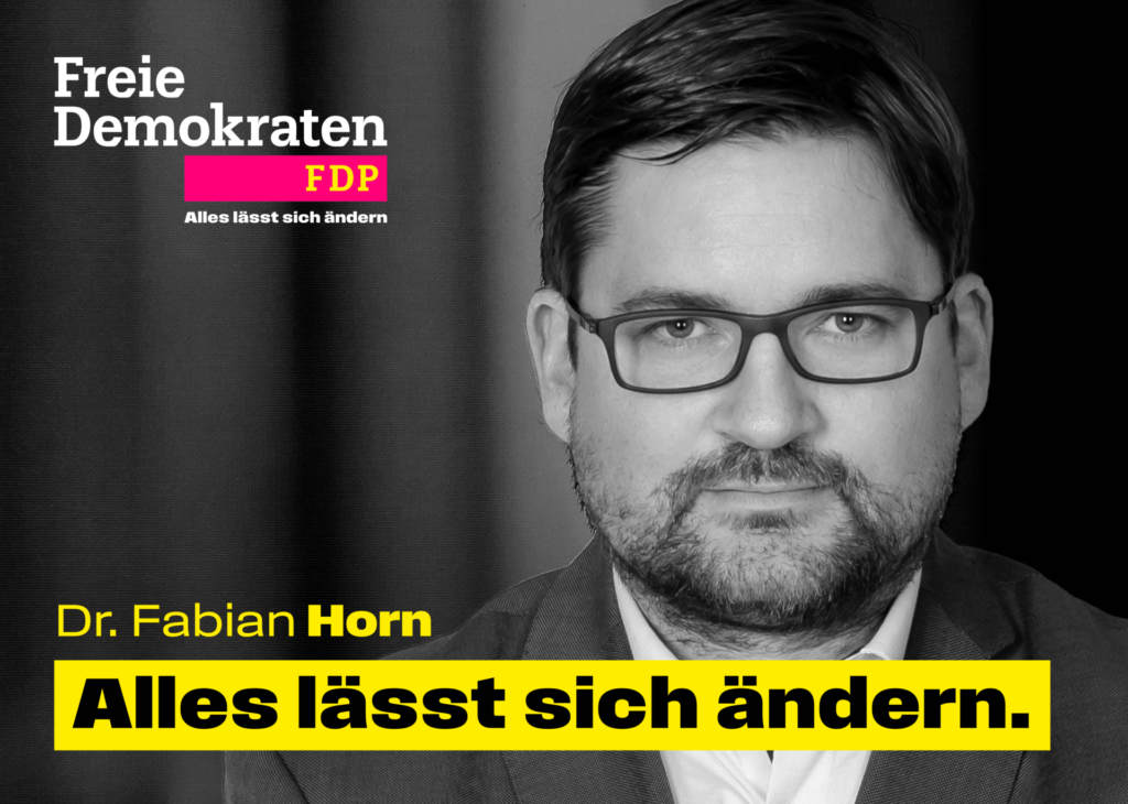 11Alexander Bruns unterstützt den FDP Direktkandidaten Dr. Fabian Horn