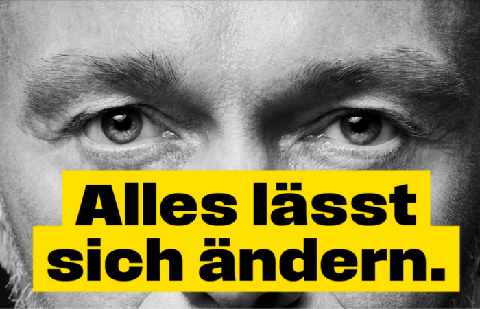 11FDP Bundestagswahl 2025 BTW25 - Christian Lindner - Alles lässt sich ändern